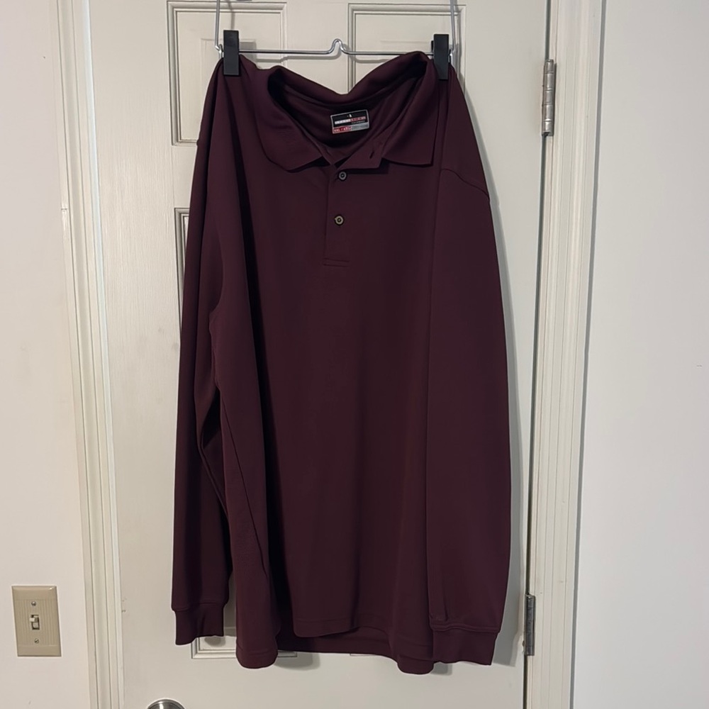 Men's Burgundy Polo Shirt